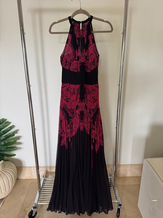 princess iman engagement dress Rent Karen Millen Crystal Embellished Halter Woven Maxi Dress